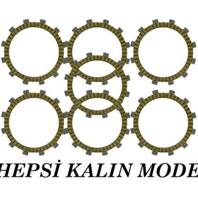 Resim SUPERMOTO Cfmoto Nk 250 Uyumlu Debriyaj Balata Seti 7 Li Kevlar Isıya Dayanıklı Thailand Malı _Supermoto 