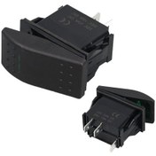 Resim Powermaster İnce Işık Sembollü Işıklı 3 Pinli On-off 12-24v Marin Switch-179253 