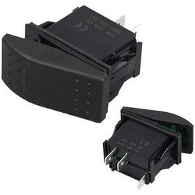 Resim Powermaster İnce Işık Sembollü Işıklı 3 Pinli On-off 12-24v Marin Switch-179253 