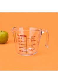 Resim Borcam Ölçü Kabı - Şeffaf - 500 Ml Renkli 