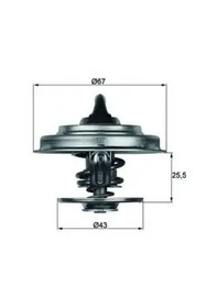 Resim Mercedes 200e W124 Termostat 1988-1993 Mahle Tx1879d 