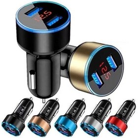 Resim Prestigegoods İphone Uyumlu 11 Xr Max Çift Usb Araba Şarj Cihazı, Xiaomi Samsung Hızlı Şarj 3.0, Araba Adaptörü 