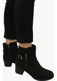 Resim Sosela 78-02-80037 Kadın Hakiki Nubuk Deri Siyah Bot-nubuk Siyah 