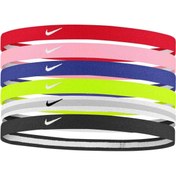 Resim Nike Y Swoosh Sport Headbands 6 Pk Unisex Saç Bandı N.100.3042.966.os-çok Renkli 