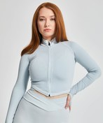 Resim Luma Zip Ceket - Buz Grisi 