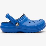 Resim Crocs Classic Lined Clog Çocuk Mavi Terlik 