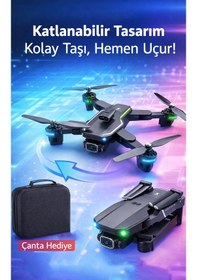 Resim Çift 720p Hd Kameralı Katlanabilir Drone-taşıma Çantası Hediyeli-sivil Havacılık İzni Gerektirmez 
