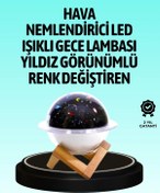 Resim shopwave USB ile çalışan projektörlü aromaterapi nemlendirici masaüstü kullanım için uygun 