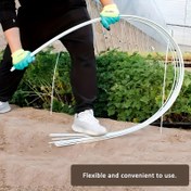 Resim 36 Paket 177.8 cm Cam Elyaf Çubuklar/10 Paket 177.8 cm Cam Elyaf Çubuklar - Dayanıklı & Esnek Beyaz UV ve Dona Karşı Dirençli Tarımsal Kullanım, Bahçe Yapısı Desteği, Çiftlik & Şehir Tarımı, Dış Mekan Bahçeciliği için | Bağlı Çubuklar | Pürüzsüz Yüzey 