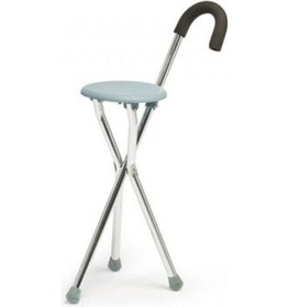 Resim Medikaltec Stick - Baston Gri Oturmalı 