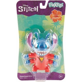 Resim Orijinal Disney Flexfigs Stitch Experiment 626 Oyuncakları Figürleri 10cm Stitch 