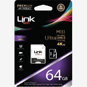 Resim M111 Premium Micro SD Ultra 64 GB Hafıza Kartı ve Adaptör 