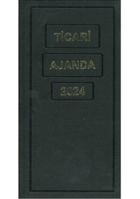 Resim Özkan Armat Ticari Ajanda Günlük Çizgili 17x33 2024 Siyah 