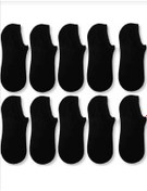 Resim Genel Markalar Pier Kaya Erkek Bambu Dikişsiz 10 Adet Siyah Sneakers Spor Çorap 