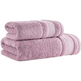 Resim Ladin Pamuk Banyo Havlusu 70x140 Mürdüm 