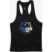 Resim Bluu Trainhardx Fitness Gym Tank Top Sporcu Atleti 