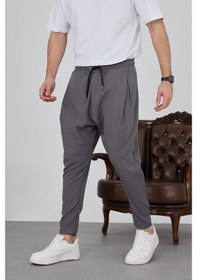 Resim Baykim Sports Wears Unisex Modern Şalvar Pantolon Koyu Gri 
