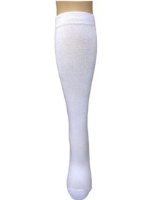 Resim Design Desıgn Pamuklu Çocuk Dizaltı Okul Çorabı-beyaz 