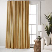 Resim Nuvomon Roma Fon Perde VR662 - 140x270 cm - Camel 