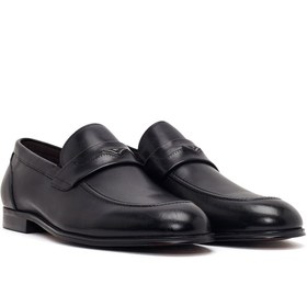 Resim Derimod Black Erkek Siyah Deri Klasik Loafer - Siyah / 4 