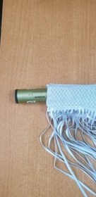 Resim DÜZ İP GRİ RENK RUSTİK EN 100 CM BOY 280 CM HAZIR İP PERDE 