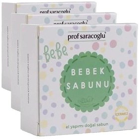 Resim El Yapımı Bebek Sabunu 135g 3 Paketi 