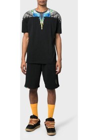 Resim Marcelo Burlon Erkek T Shirt Cmaa018s23jer0061009 Siyah 