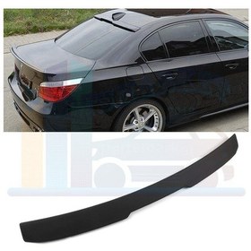 Resim BMW E60 2005-5.SERİ PLASTİK BOYASIZ M4 STYLE CAM ÜSTÜ SPOYLER 