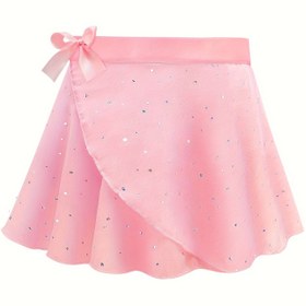 Resim Kızlar için Payetli Bale Tutu Eteği - Eğitim & Performanslar için Prenses Dans Elbisesi, Nefes Alabilen Polyester, Esnemez Kumaş 