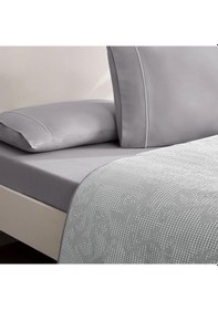 Resim Taç Jakar Çift Kişilik Pike Takımı Tresor Gri 