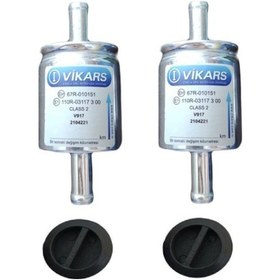 Resim Vikars Lpg Filtre 2 Adet- Atiker-akl-tartarini-cangas-mimgas-zavoli Uyumlu Gaz Filtre 