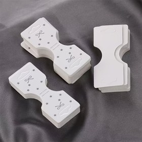 Resim Kolye ve Bileklikler için Takı Sergi Kartları - Dayanıklı Kağıt Kart Ambalaj, Kordon Askılı Etiketler, DIY Takı Fiyat Etiketleri, Küçük İşletme Malzemeleri & Takı Yapımı Sergi ve Paketleme Aksesuarları, Satış İçin Takı Sergisi, Yıldız Desenli Tasarım, Kaliteli El Sanatları Malzemesi 