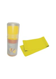 Resim 1 Adet Kutulu Sarı Pilates Yoga Spor Egzersiz Fizik Tdv. Direnç Lastiği Sarı 