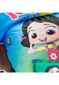 Resim Tek Kişilik %100 Pamuk Çocuk Nevresim Takımı, Lisanslı Niloya Nevresim 160x220cm 