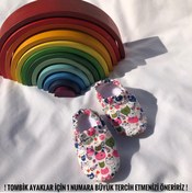 Resim Pembe Kedi Desen Anaokulu Kreş Patik 0-6 Yaş 