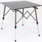 Resim Madfox Skylite 70x70x47/70 CM Yükseklik Ayarlı Katlanır Koyu Gri Kamp Masası 