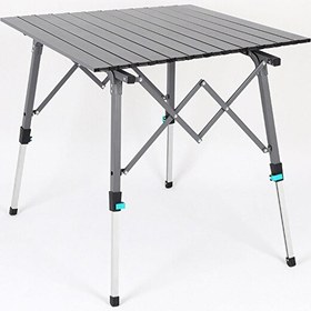 Resim Madfox Skylite 70x70x47/70 CM Yükseklik Ayarlı Katlanır Koyu Gri Kamp Masası 