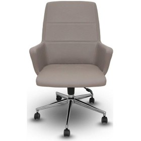Resim West Camel Deri Çalışma Koltuğu Bej 