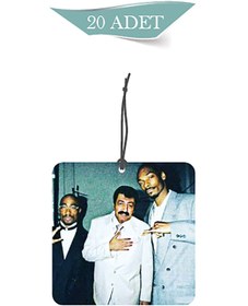 Resim 1001MODEL 50 Cent Müslüm Baba Tasarımlı 20'li Oto Kokusu ve Oto Aksesuarı 