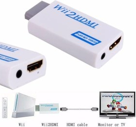 Resim Wii Uyumlu HDMI HD TV Adaptörü, USB Type C Bağlantı, 5x5x5 cm Dönüştürücü Kablo 