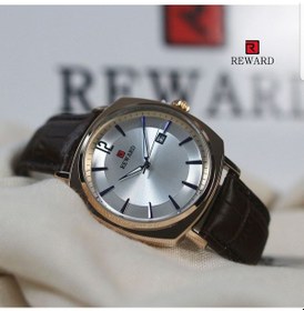 Resim Reward Deri Kordon Business Model Takvimli Erkek Kol Saat 