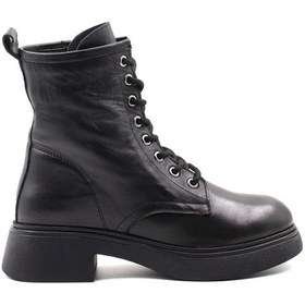 Resim Hakiki Deri Kürklü Kadın Klasik Bot 124kza2420 001 