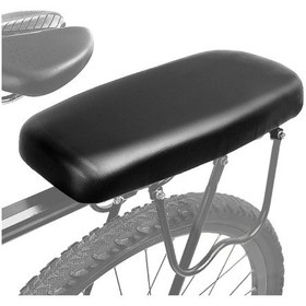 Resim Bisiklet Arka Koltuk Bisiklet Mtb Dağ Bisikleti Pu Deri Yumuşak Rahat Yastık Bisiklet Arka Raf Koltuk Çocuk Arka Koltuk Minderi Siyah 