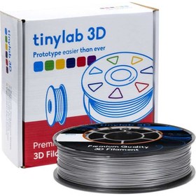 Resim TinyLab 3D 1.75mm 1000gr Gümüş PLA Filament 190-220°C Baskı Sıcaklığı - Yüksek Kalite, Çevre Dostu, Mükemmel Yapışma ve Pürüzsüz Yüzey 