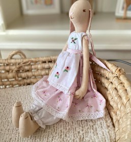 Resim El Yapımı Sevimli Tavşan Bebek - 1 