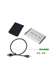 Resim 4297 Usb 2.0 Sata Harici 2.5 Hdd Harddisk Kutusu Gümüş 