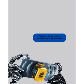 Resim Epilons Manyetik Montajlı Dijital Ekranlı Telefon Soğutucu 
