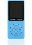 Resim Monyee Ultra İnce Ekranlı Mp3 Çalar, Harici Hoparlörlü, Mavi Renk, 64gb Tf Kart Desteği 