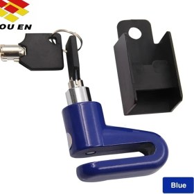 Resim Pengfushop5 Mavi Stil Youen Hırsızlık Önleyici Fren Disk Kilidi Motosiklet Scooter Bisiklet Bisiklet Tekerlek Disk Kilidi Moto Motosiklet Güvenlik Güvenlik Fren Kilidi (Yurt Dışından) 