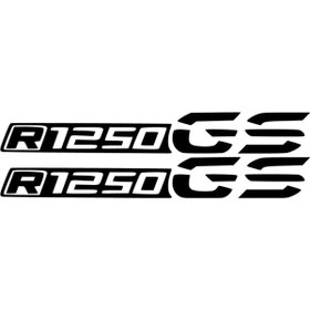 Resim MLH STORE Bmw R1250 Gs Yazı Sticker Etiket Modeli 